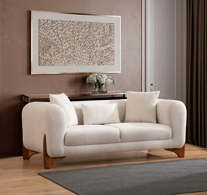 Almira Ivory Boucle Sofa & Loveseat