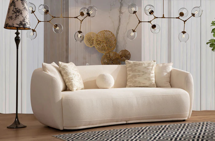 Layla Ivory Boucle Sofa & Loveseat