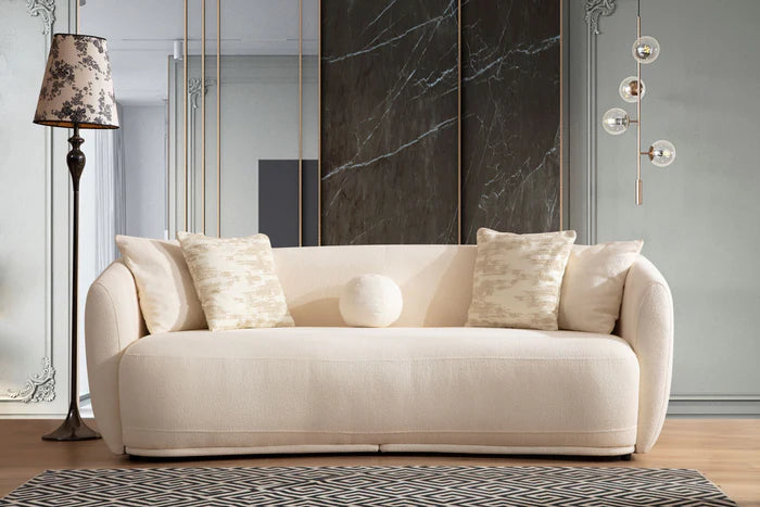 Layla Ivory Boucle Sofa & Loveseat