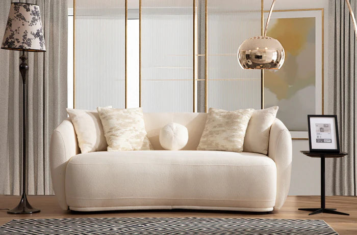 Layla Ivory Boucle Sofa & Loveseat