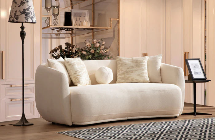 Layla Ivory Boucle Sofa & Loveseat