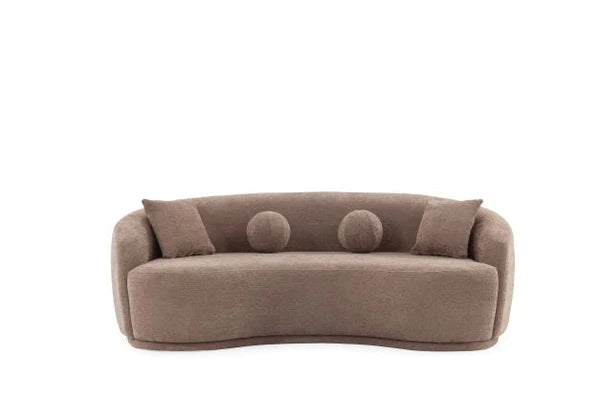 Bonita Mocha Boucle Sofa & Loveseat