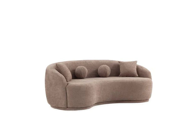 Bonita Mocha Boucle Sofa & Loveseat