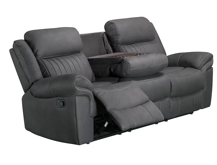 S2082 Telford Grey Recliner Set 3-Piece