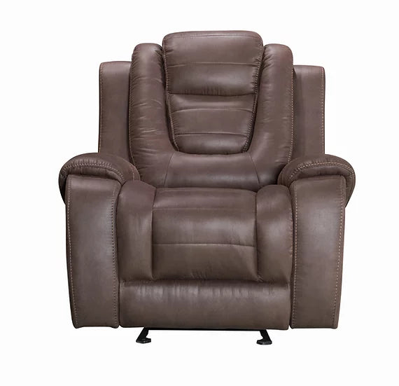 S9009 Galaxy Brown Recliner Set 3-Piece