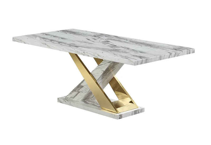 Viva Marble Table with Mimi chairs