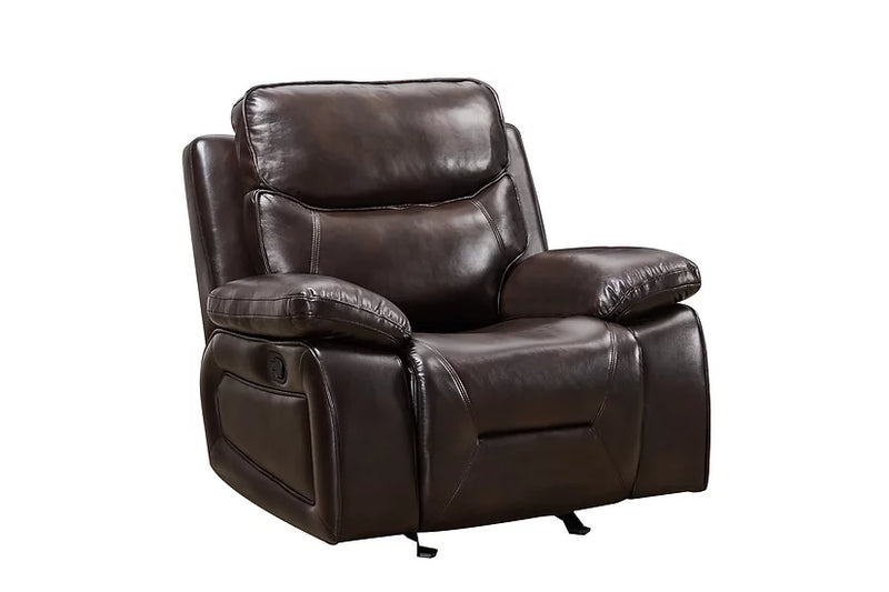 S7094 Flora (Oversize) Brown Recliner Set 3-Piece