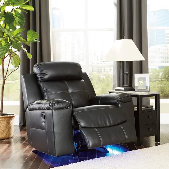 Ashley 82105 Kempten Black Recliner Set 3-Piece