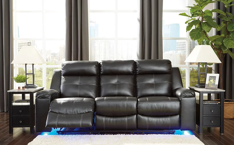 Ashley 82105 Kempten Black Recliner Set 3-Piece