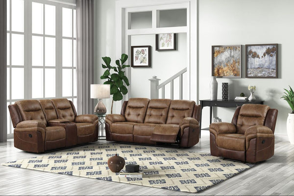 Tori Two Tone 3-Piece Reclining Set