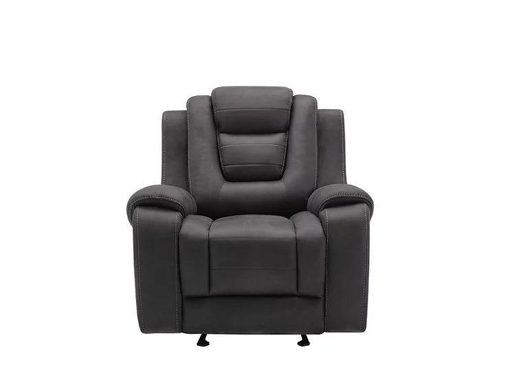 S9009 Galaxy Grey Recliner Set 3-Piece