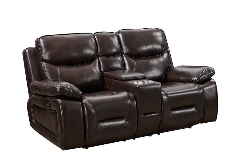 S7094 Flora (Oversize) Brown Recliner Set 3-Piece